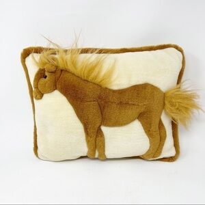ANGEL TOY 1998 Stuffed HORSE EQUESTRIAN Pillow